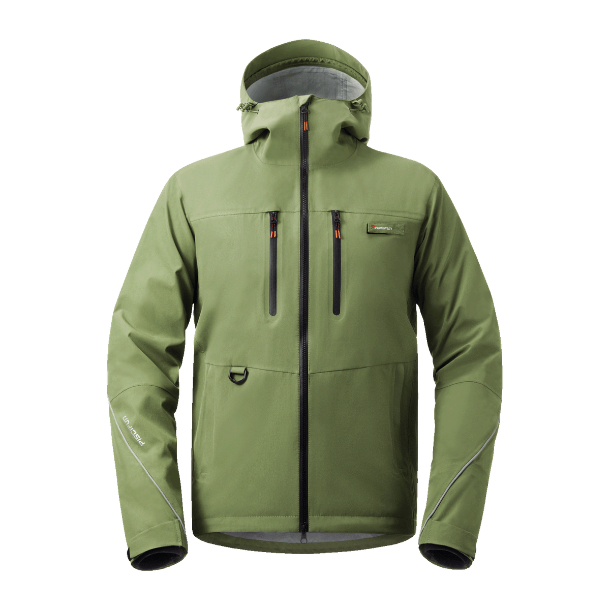 ウェア WOODS FISHING JACKET SIZE L Primo™ Rain Jacket - Grey - DRYFT™ Fishing Waders - Fishing Wading