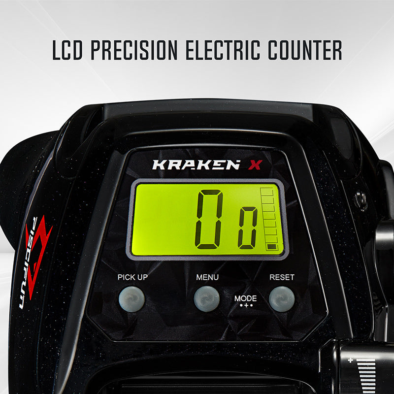 LCD precision electric counter of Piscifun Electric Fishing Reel