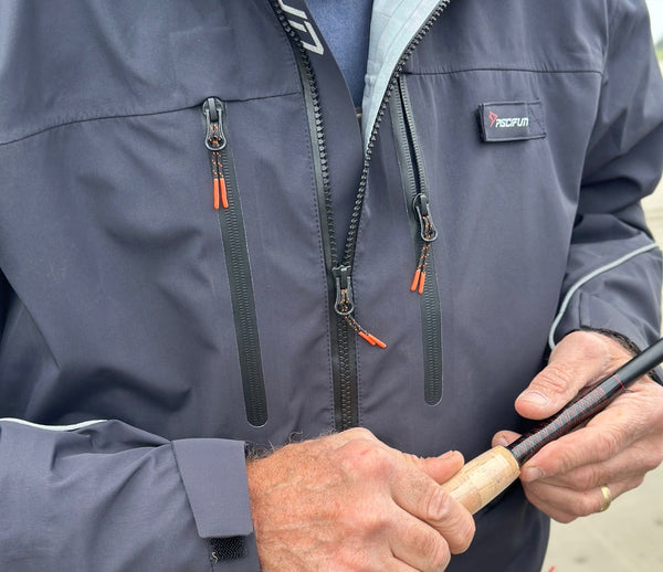 hree-Layer Waterproof Fishing Jacket