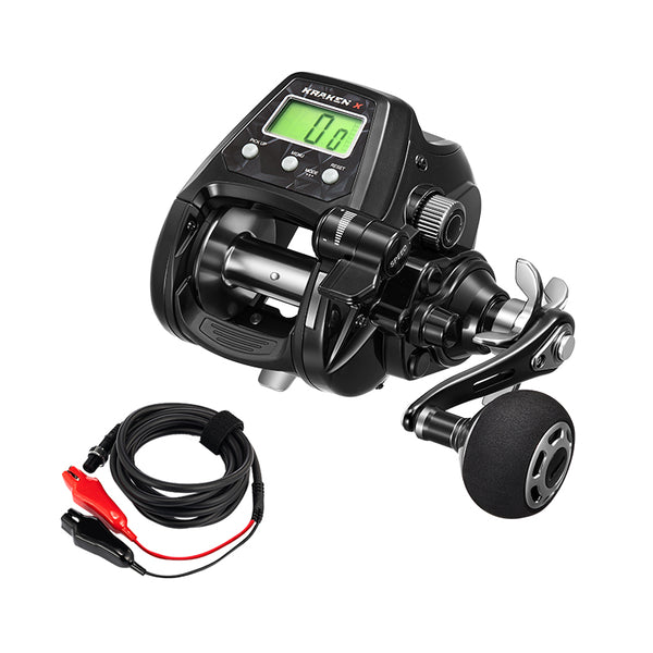 Kraken Electric Big Game Reels Fishing Reels Reel & Battery / Left Hand Kraken Electric Big Game Reels Fishing Reels Reel & Battery / Left Hand