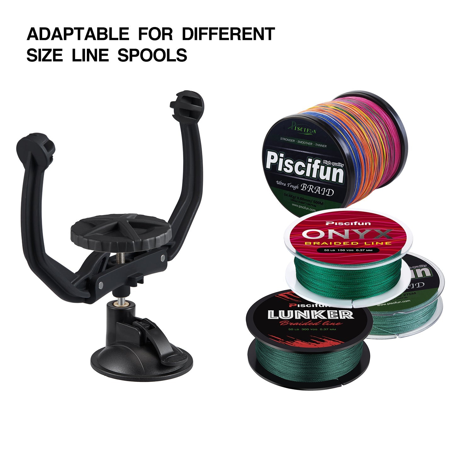 Piscifun Fishing Line Spooler, No Line Twist Spooling Station System for  Spinning, Baitcasting and Trolling Reel