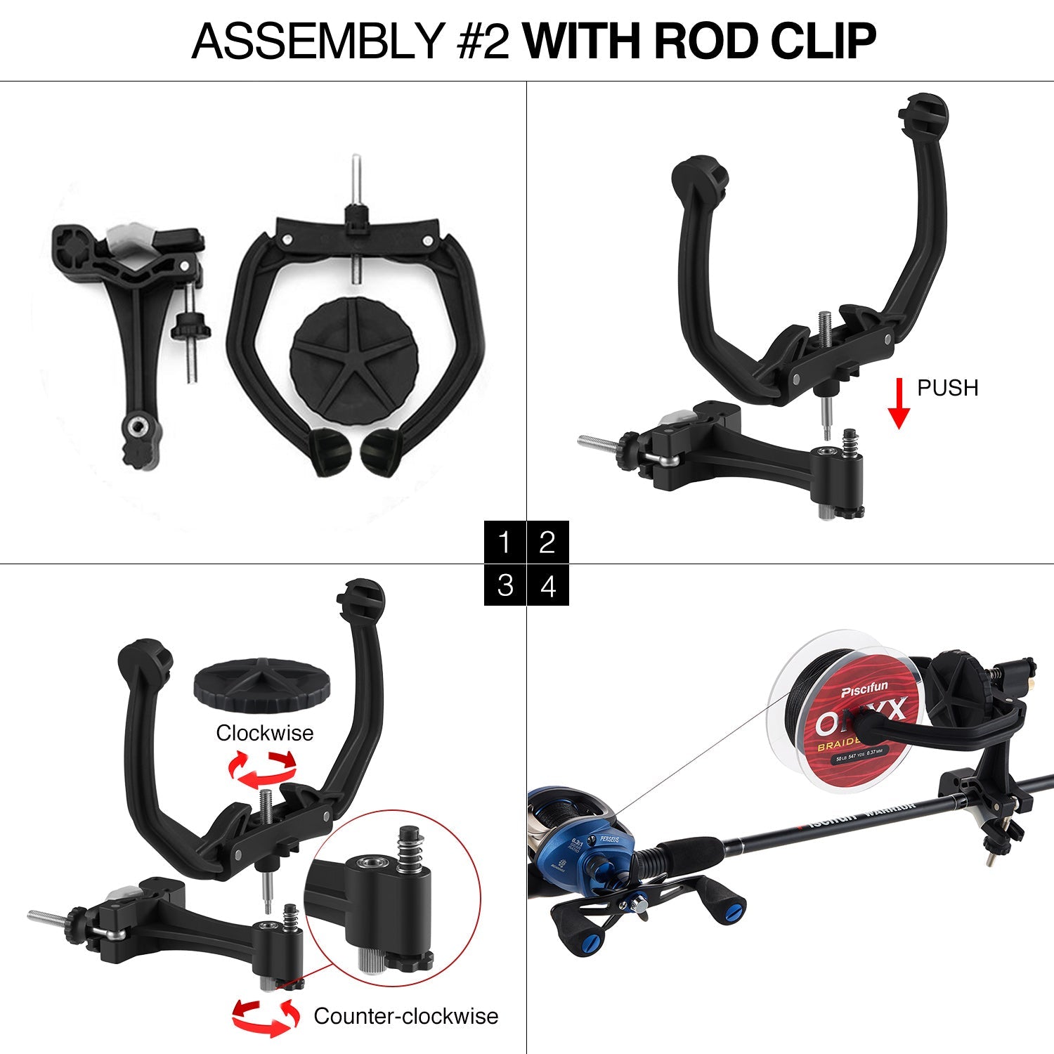 Piscifun Fishing Line Spooler, No Line Twist Spooling Station System for  Spinning, Baitcasting and Trolling Reel