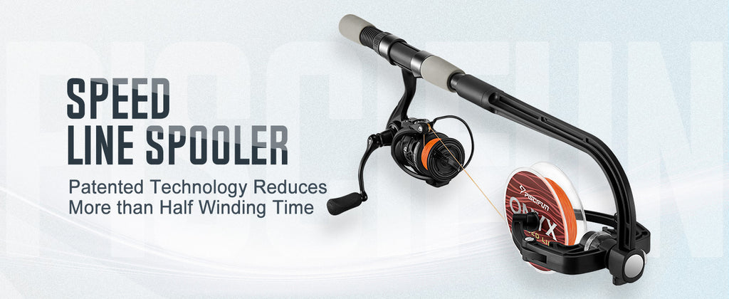 Fishing Line Spooler Winder System Spinning Reel And Spools