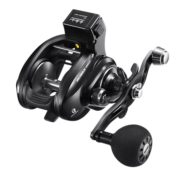 baitcaster reel with line counter Piscifun® AlinoX 400 Line Counter Saltwater Freshwater Line Trolling Reels With Bait Clicker