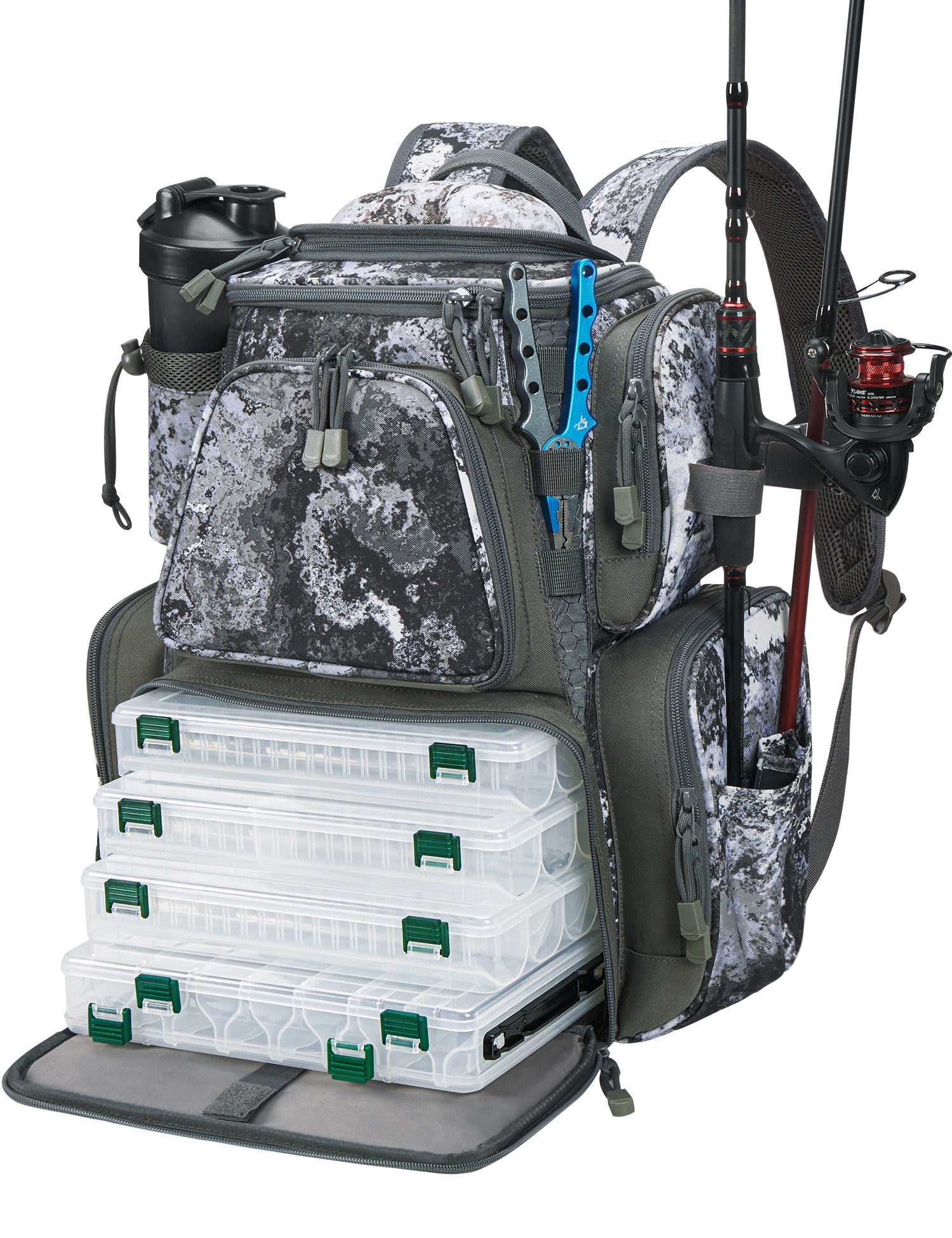 Fishing Tackle Backpack With Fishing Gear Bag