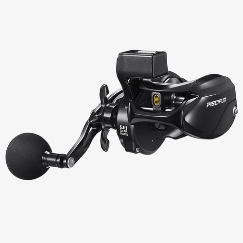 Piscifun Alijoz 400 Lc Trolling Reel w/ Line Counter, Low Profile Casting Reel 38Lbs Max Drag 8+1 Stainless Reel for Fresh & Saltwater Musky 5.5:1 Gea Piscifun Alijoz 400 Lc Trolling Reel w/ Line Counter, Low Profile Casting Reel 38Lbs Max Drag 8+1 Stainless Reel for Fresh & Saltwater Musky 5.5:1 Gea