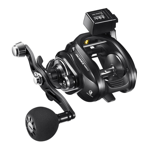 best baitcasting reel with line counter Piscifun Alijoz 400 Lc Trolling Reel w/ Line Counter, Low Profile Casting Reel 38Lbs Max Drag 8+1 Stainless Reel for Fresh & Saltwater Musky 5.5:1 Gea