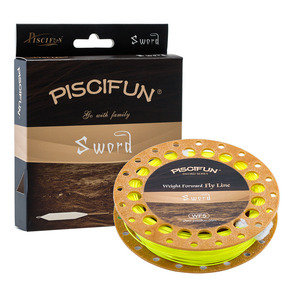 Piscifun Sword Fly Fishing Line, Weight Forward Floating Fly Line