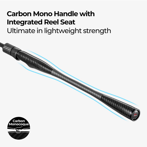 V,{With Carbon R1 Spinning Rod}