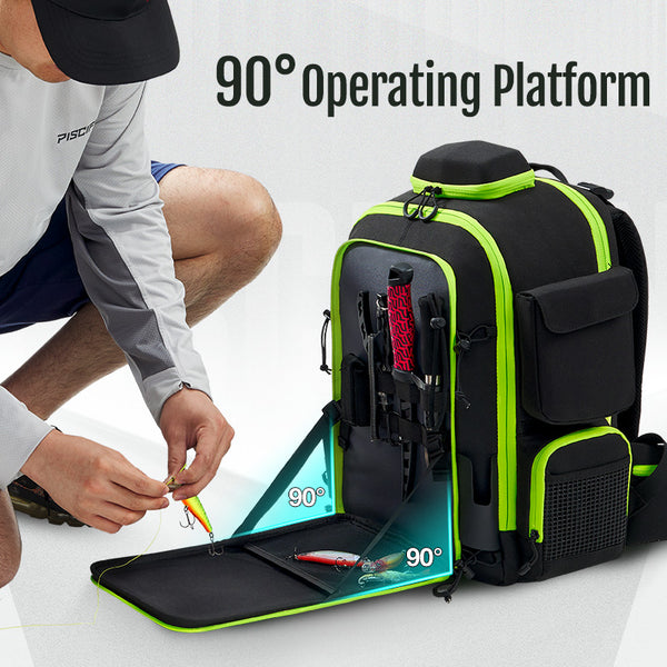 Piscifun® Fishing Tackle Backpack Storage Bag Fishing Gear Bag Piscifun