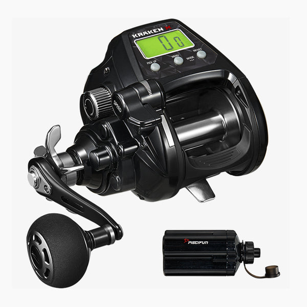 Kraken Electric Big Game Reels Fishing Reels Reel & Battery / Right Hand