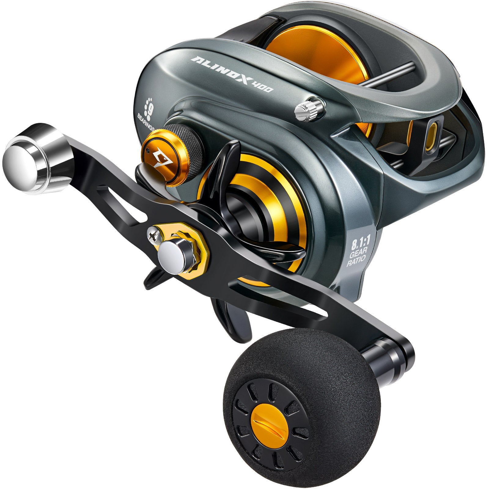 AlinoX 400 Saltwater Baitcasting Reel 6.6:1Blue&Purple / Right Hand AlinoX 400 Saltwater Baitcasting Reel 6.6:1Blue&Purple / Right Hand