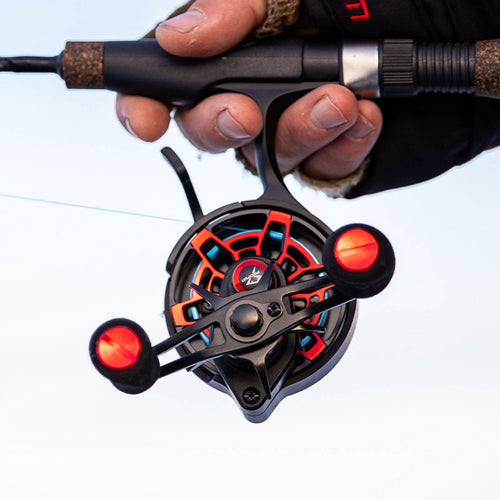 fiblink ice fishing i nline reel ICX Frost Carbon Inline Ice Fishing Reel