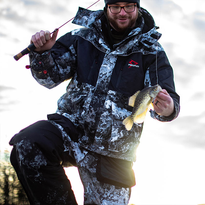 Ice Fishing Insulated Waterproof Flotation Jacket M / Grey
