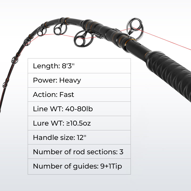 High Tech Rod Piscifun® Saltflow High-Tech Rods For Offshore Saltwater Fishing | Piscifun