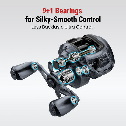 Ultra Light Low Profile Baitcaster Reel Ultra Light Low Profile Baitcaster Reel