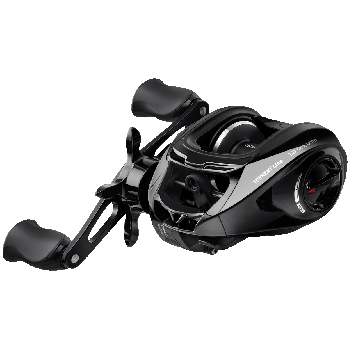 Ultra Light Low Profile Baitcaster Reel Black / Left Hand Ultra Light Low Profile Baitcaster Reel Black / Left Hand