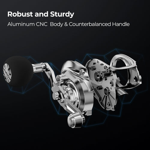 Piscifun AlinoX 300 Low Profile Baitcasting Reel Casting Reels, 8.1:1 Grey & Gold / Right Hand Double Handle Piscifun AlinoX 300 Low Profile Baitcasting Reel Casting Reels, 8.1:1 Grey & Gold / Right Hand Double Handle
