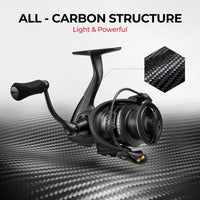 Piscifun®Carbon X II Spinning Reels Best Ultralight Spinning Fishing Reel