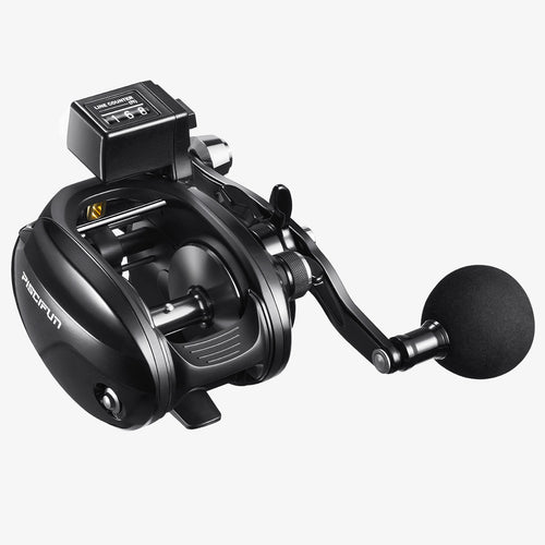 Piscifun Alijoz 400 Lc Trolling Reel w/ Line Counter, Low Profile Casting Reel 38Lbs Max Drag 8+1 Stainless Reel for Fresh & Saltwater Musky 5.5:1 Gea Piscifun Alijoz 400 Lc Trolling Reel w/ Line Counter, Low Profile Casting Reel 38Lbs Max Drag 8+1 Stainless Reel for Fresh & Saltwater Musky 5.5:1 Gea