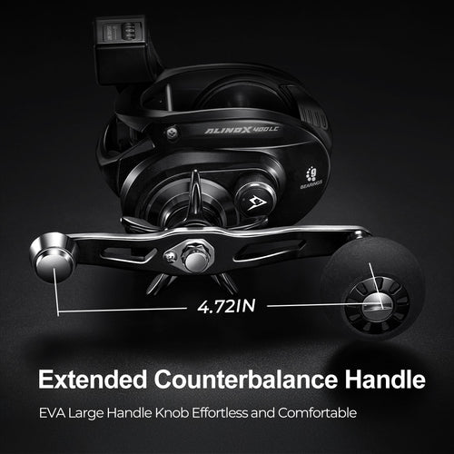 Piscifun Alijoz 400 Lc Trolling Reel w/ Line Counter, Low Profile Casting Reel 38Lbs Max Drag 8+1 Stainless Reel for Fresh & Saltwater Musky 5.5:1 Gea Piscifun Alijoz 400 Lc Trolling Reel w/ Line Counter, Low Profile Casting Reel 38Lbs Max Drag 8+1 Stainless Reel for Fresh & Saltwater Musky 5.5:1 Gea