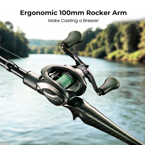 best ultralight fishing poles Piscifun Alloy M2 Baitcasting Reel for Longer Casts 7.6:1 Gunmetal Black / Right Hand / Reel