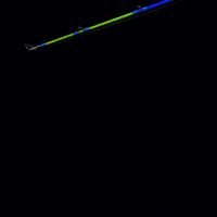 PISCIFUN® LED LumiCat II Catfish Rods , 2 Piece Casting Rods