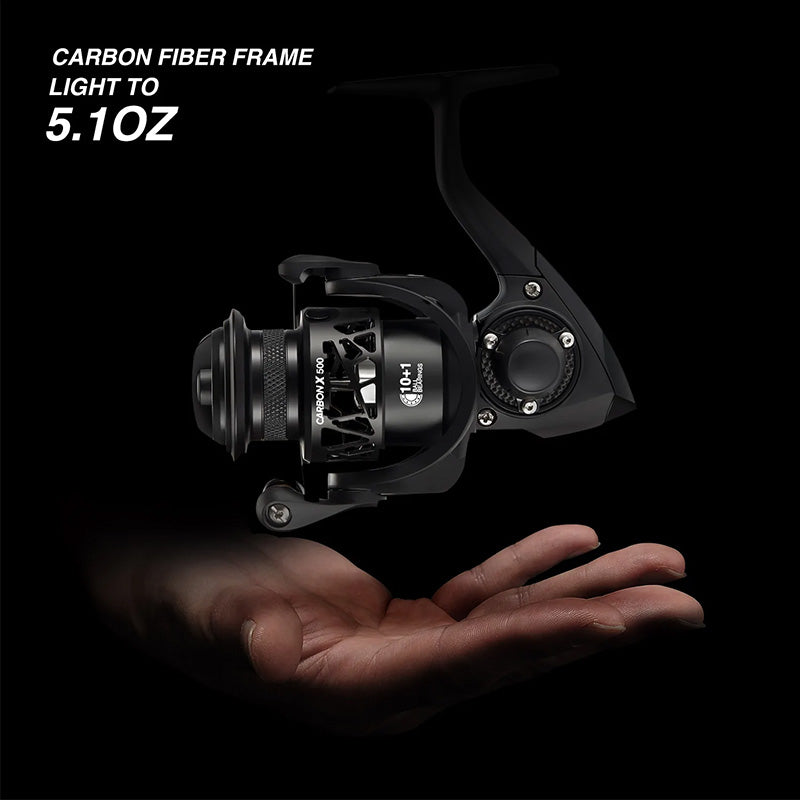 Piscifun Carbon X Spinning Reel Spinning Fishing Reel Carbon Frame Light to  7