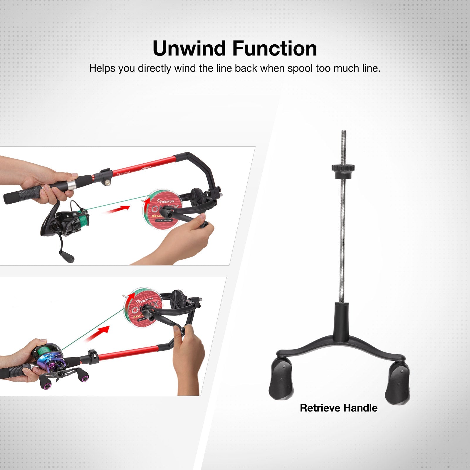 Fishing Line Winder Spooler Spooling Station