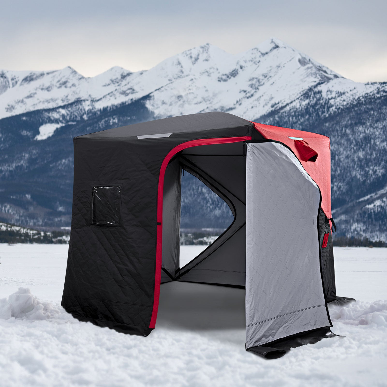 Piscifun 3-4 Person Ice Fishing Shelter, Pop-up Ice Fishing Tent Sale