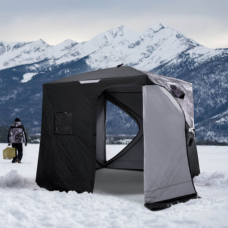 3-4 Person Ice Fishing Shelter, Pop-up Ice Tent