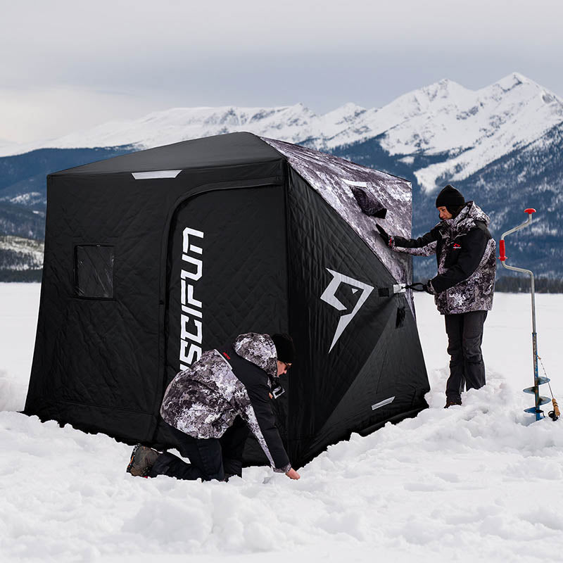 Piscifun 3-4 Person Ice Fishing Shelter, Pop-up Ice Fishing Tent Sale