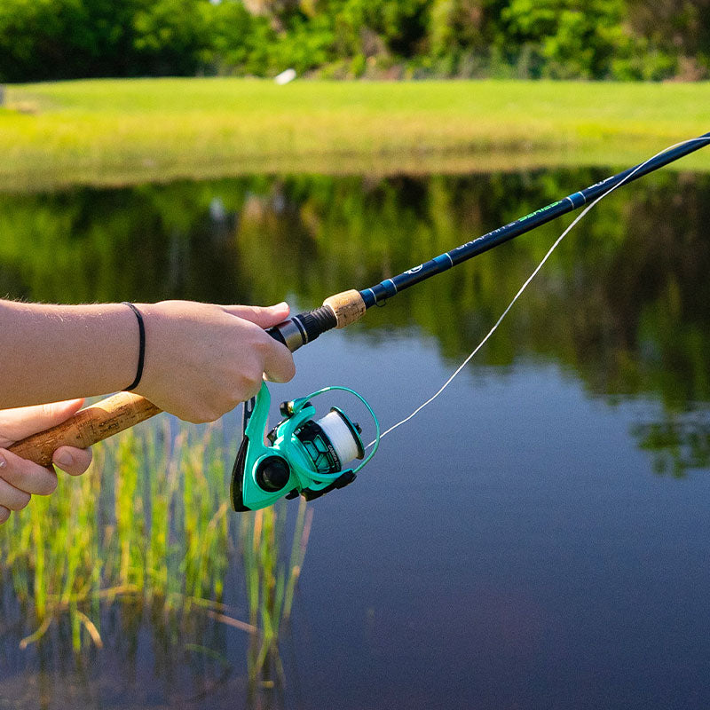 Carbon Prism Green/Purple Spinning Reel