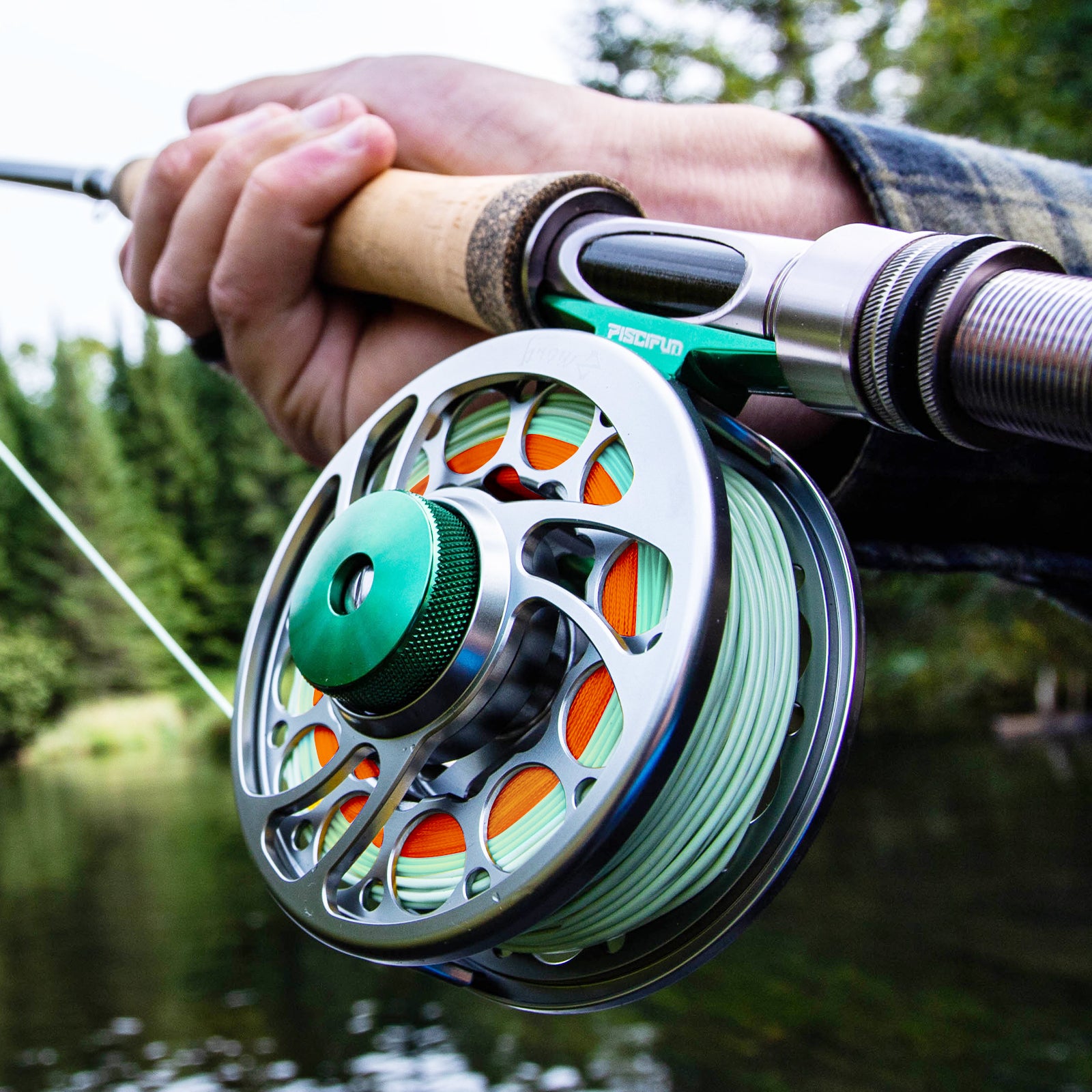 3/4 5/6 7/8 9/10WT Fly Fishing Reel with Line Combo 3 5 8 WT Fly Line  Backing Leader CNC Machined Fly Reel