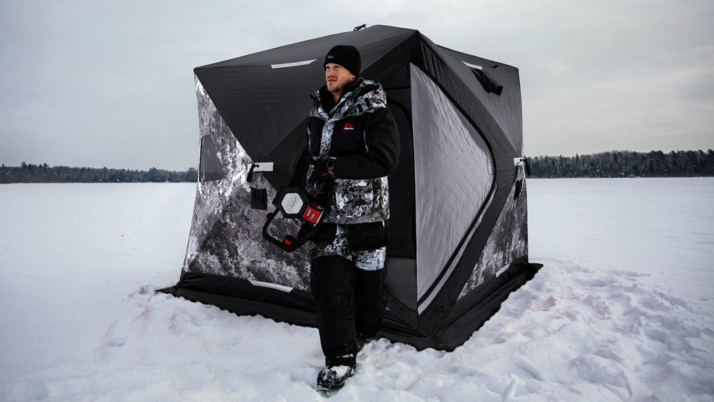 Piscifun Ice Fishing Suits, Insulated Jacket & Bibs Waterproof With  Flotation Technology