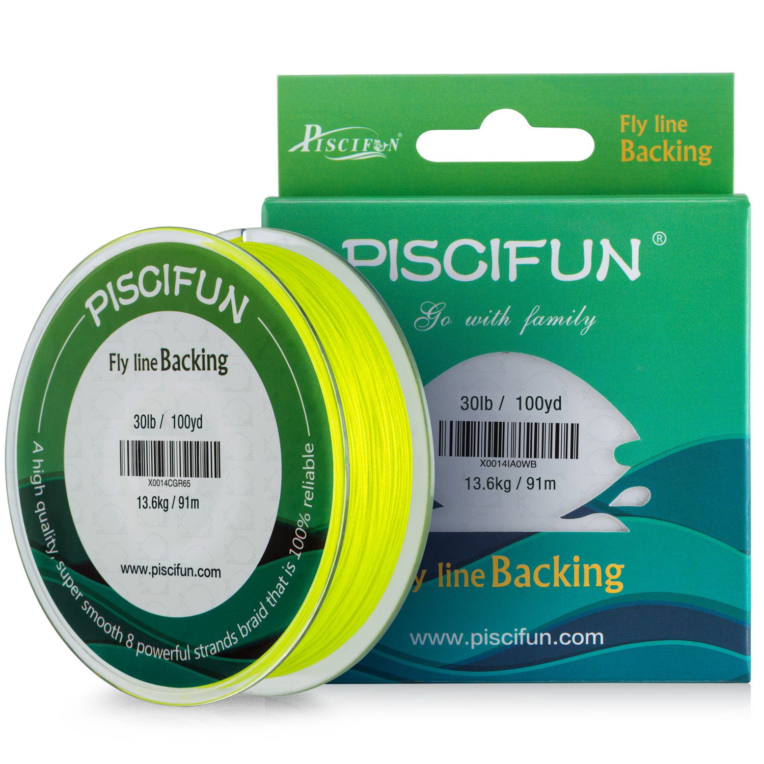 Buy Piscifun Fly Line Backing, Braided Fly Backing Line with Orange, White,  Fluorescent Yellow Color, 20lb, 30lb,100yd, 300yd Online at  desertcartGuernsey