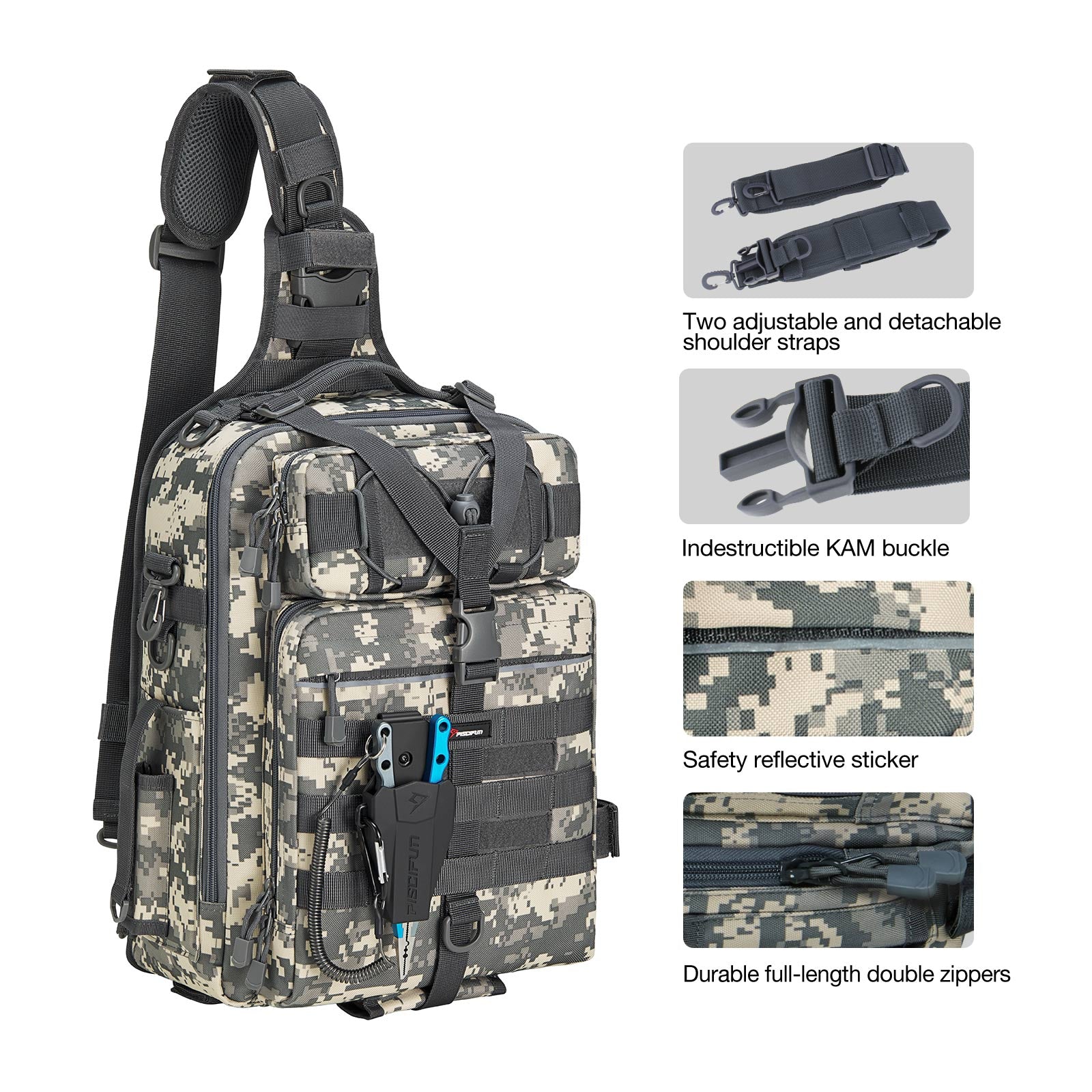 Outdoor Tackle Bag For Fishing Hiking Camping