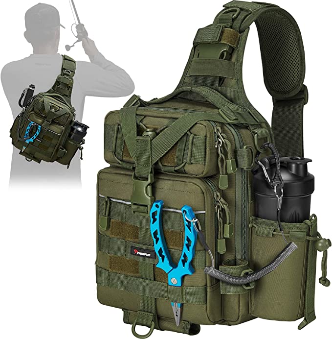 Outdoor Tackle Bag For Fishing Hiking Camping Piscifun