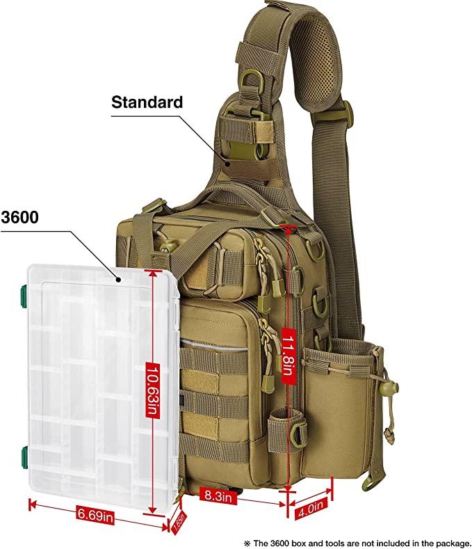 Outdoor Tackle Bag For Fishing Hiking Camping Piscifun