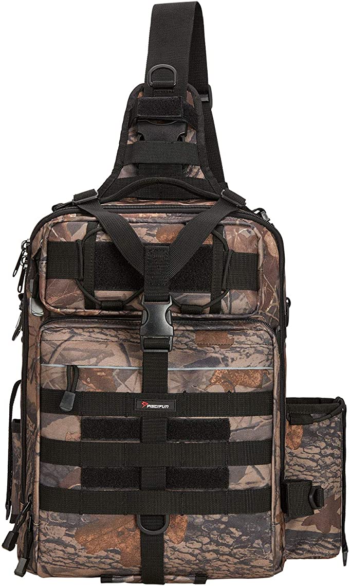 Amazon.com : Piscifun Fishing Tackle Bag with Rod & Gear