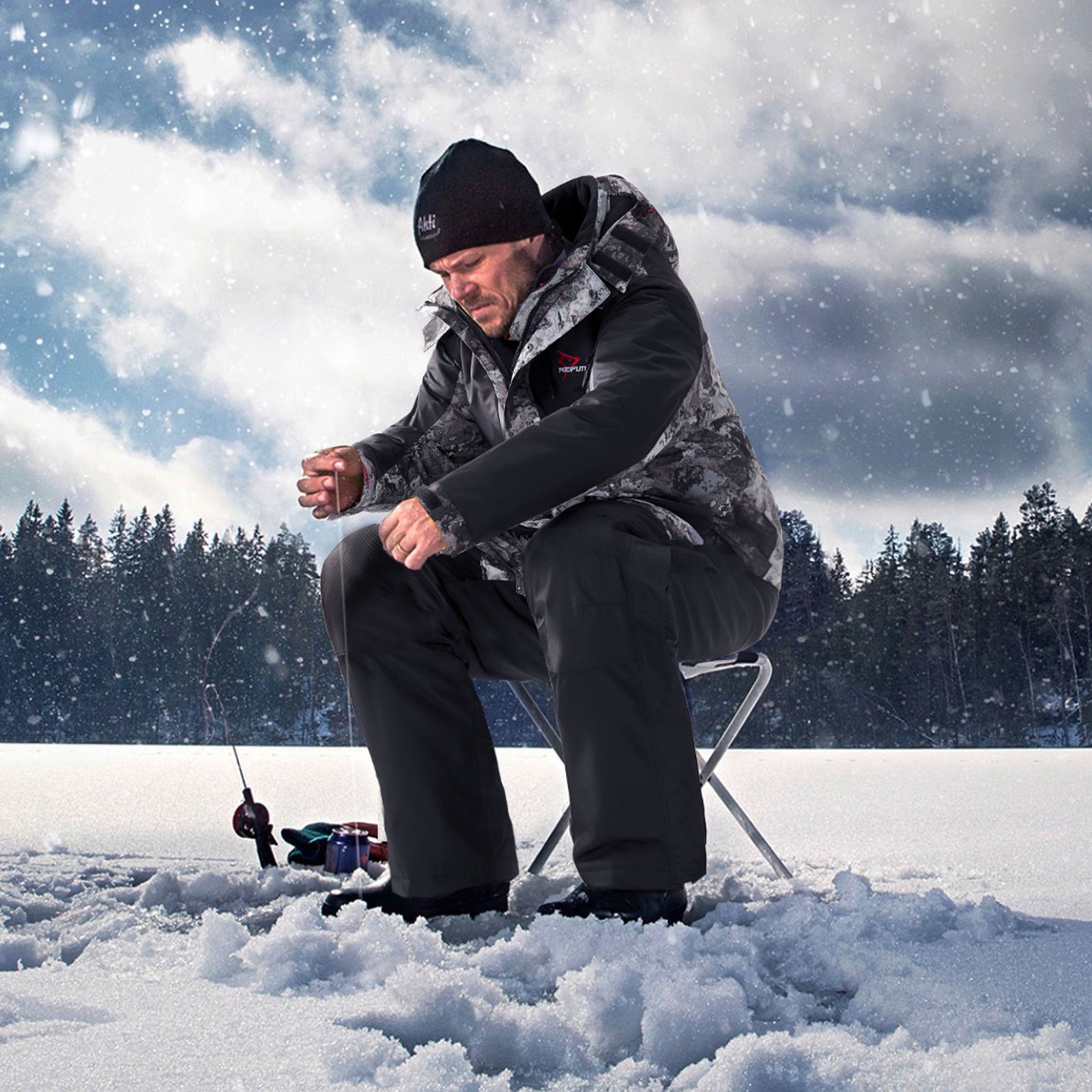 Ice Fishing Suits, Insulated Jacket & Bibs