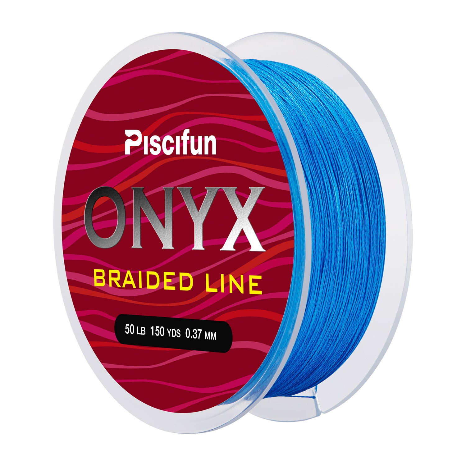Piscifun Onyx línea de pesca trenzada de 6 libras a 150 libras súper-línea  resistente a la abrasión, línea trenzada súper fuerte de alto rendimiento