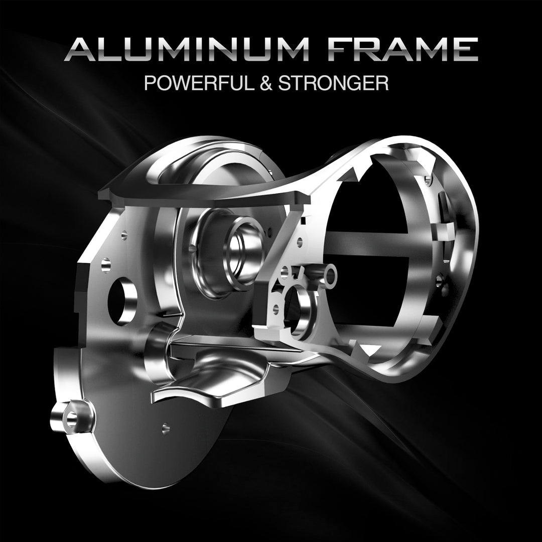 Piscifun® Alloy M Baitcasting Reel, Low Profile Saltwater Casting Fish