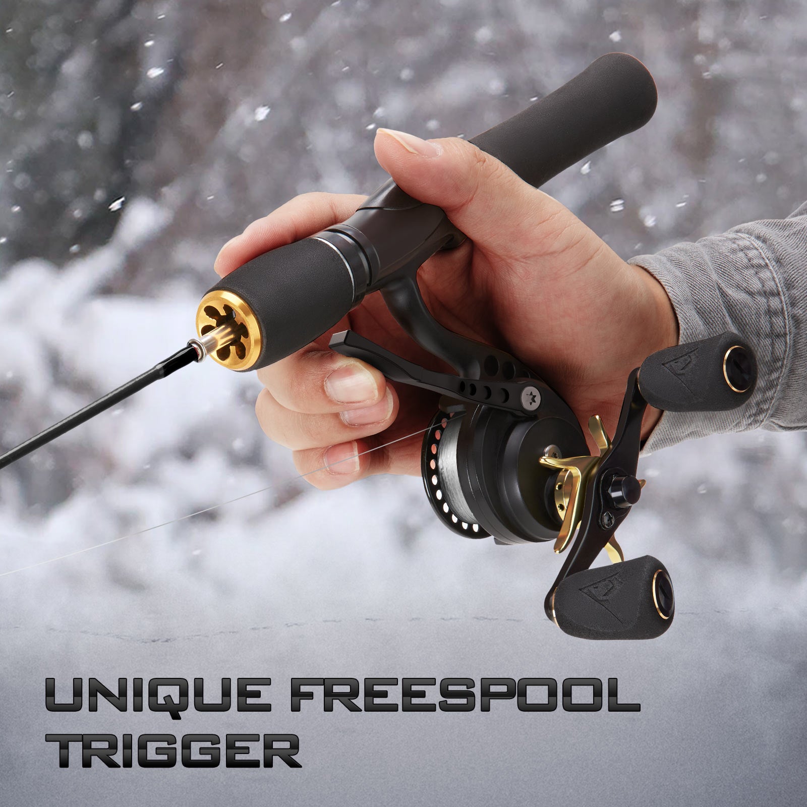 ICX Precision Ice Fishing Reel, Inline Ice Reel