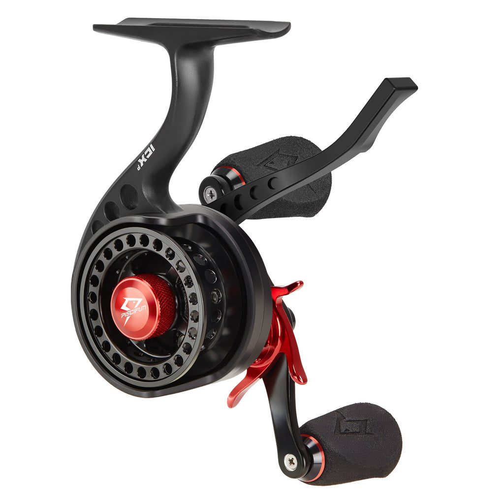 ANATONO Ice Fishing Reel, Inline Tive Structure Design, Magnetic