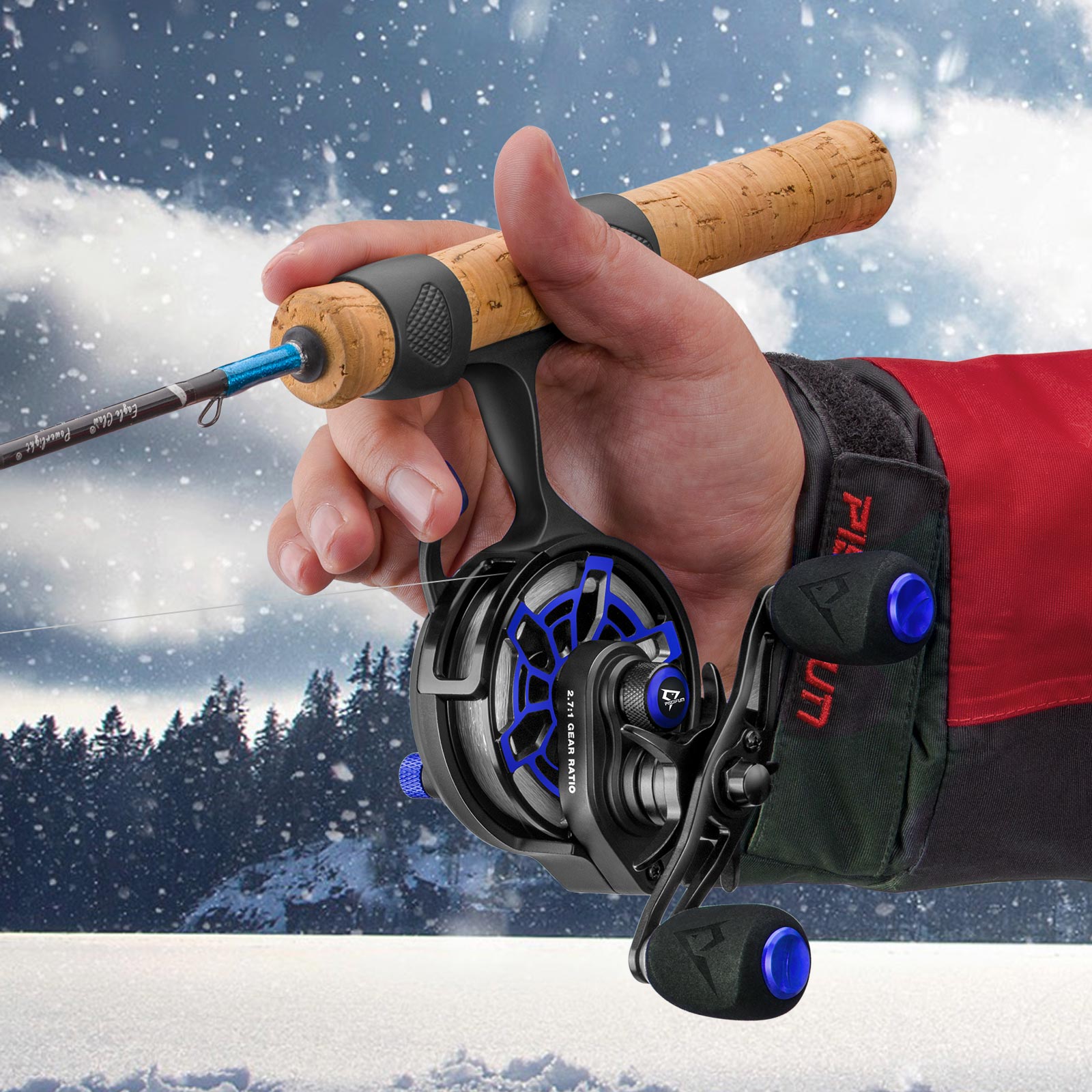 Inline & Straight Line Ice Fishing Spinning Reels: Canadian Ice