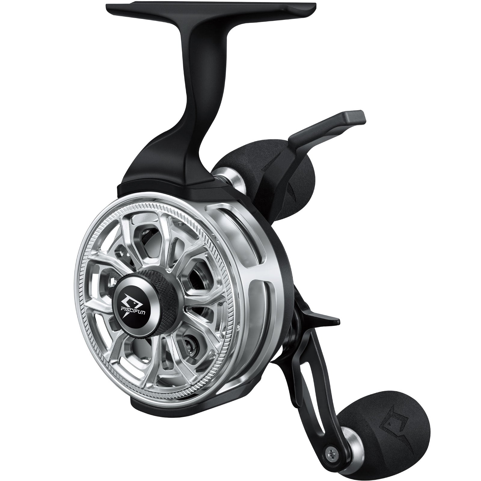Piscifun ICX Frost Ice Fishing Reel, Inline Ice Reel, Innovative Structure  Design, Magnetic Drop System, No line Twist, Large Spool Diameter, 7+1  Shielded BB, 2.7:1 High Speed Ratio-Blue : : Sports 