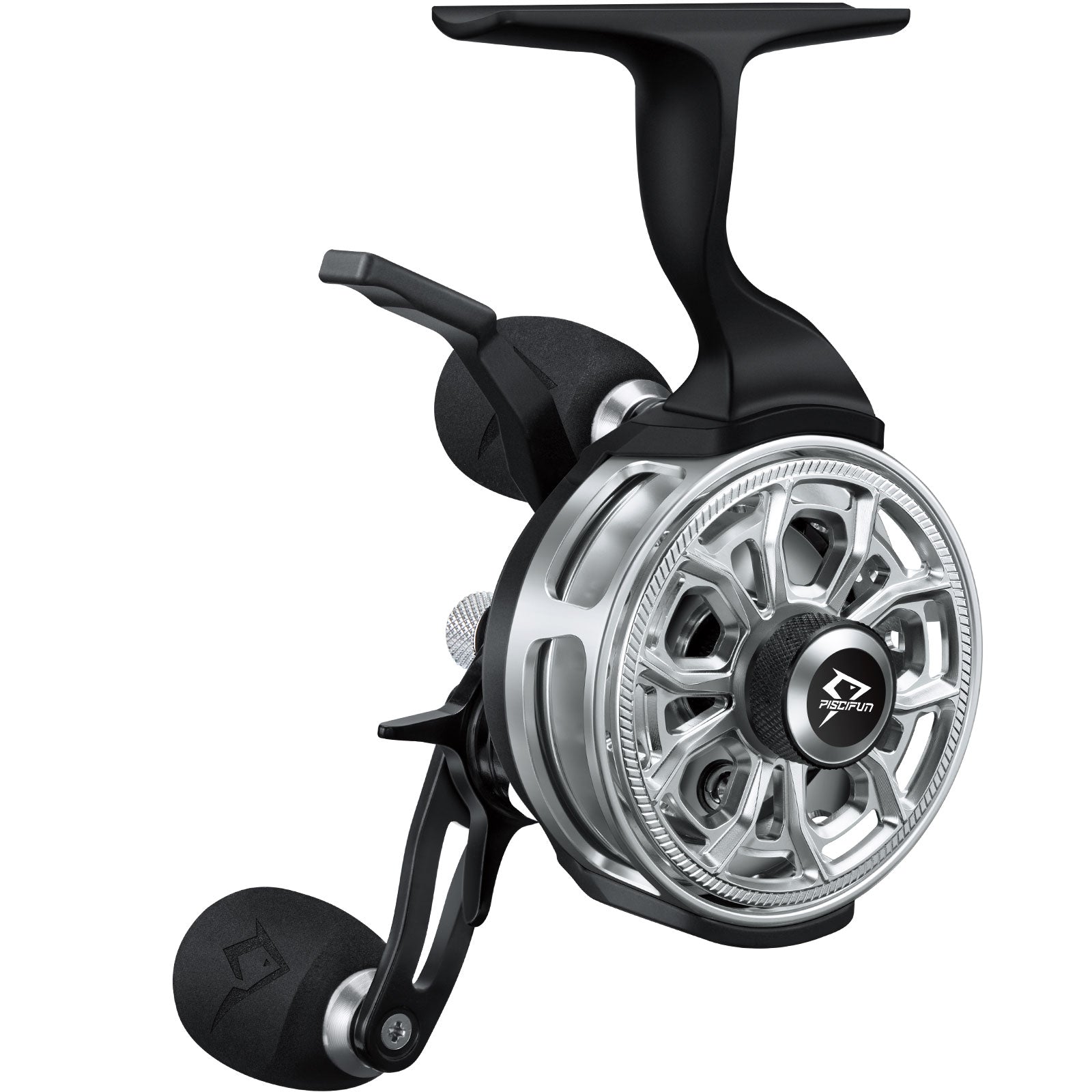 Fiblink Inline Ice Fishing Reel Right/Left in Line Ice Reel with 4