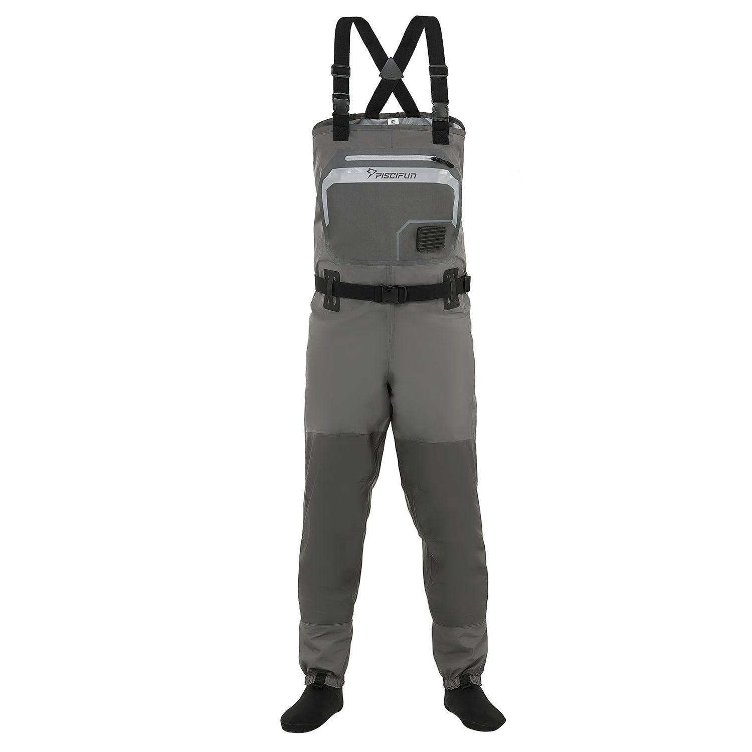 Piscifun® Breathable Chest Waders Stocking Foot Waders Fishing