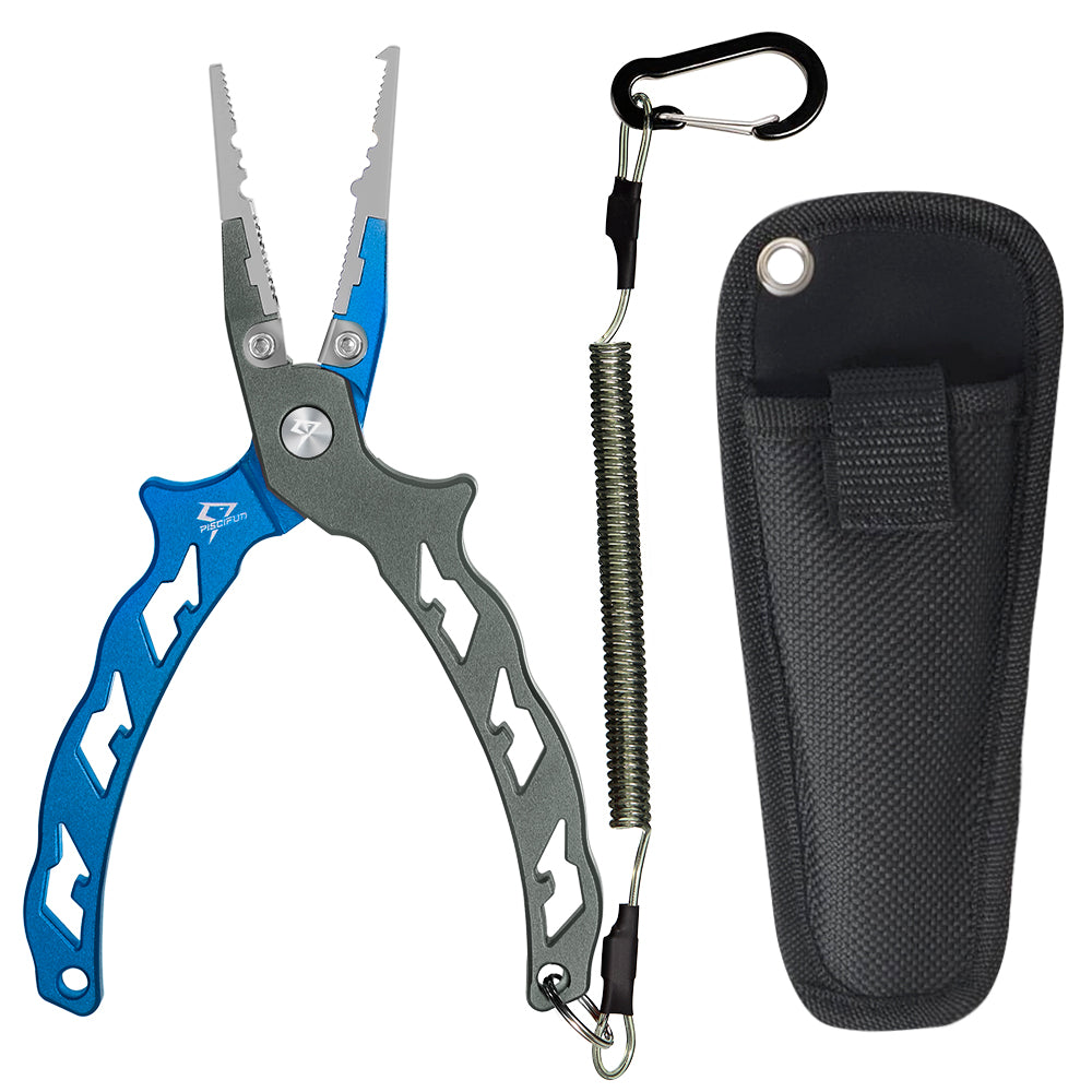 Fishing Pliers Fishing Pliers, Aviation Aluminum Fishing Pliers Line  Cutters, De-Hookers, Fishing Tool Sets, Saltwater Resistant Fishing Gear  with